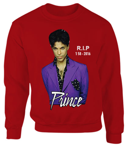 Prince R.I.P Purple Unisex Sweatshirt